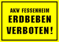 Atomkraftwerk - Erdbeben verboten