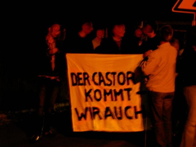 Anti-Castor-Aktionen in Ahaus im Juni 2005