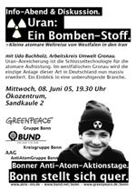 Der Stoff, aus dem die Bombe ist